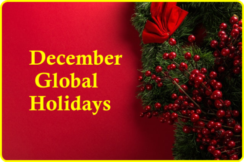 Global December Holidays