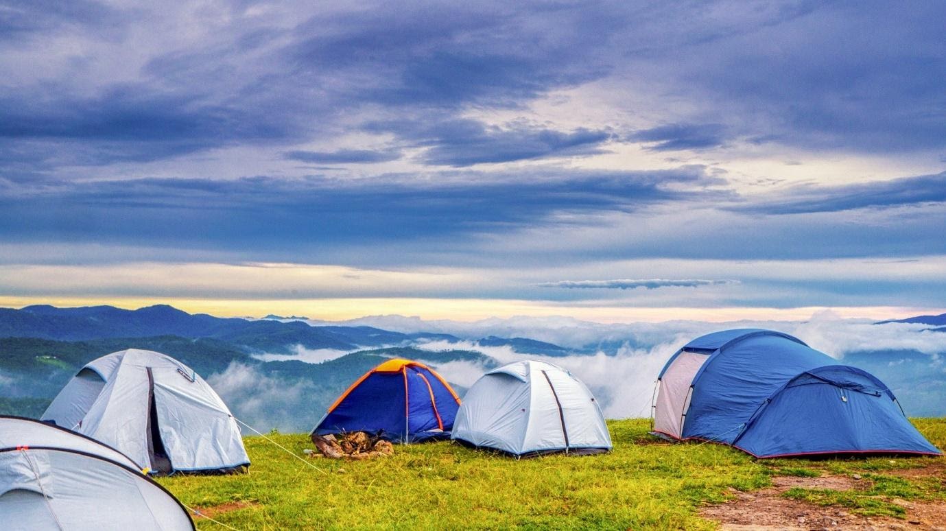 Blue Canopy Tents