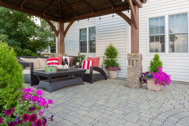 small backyard