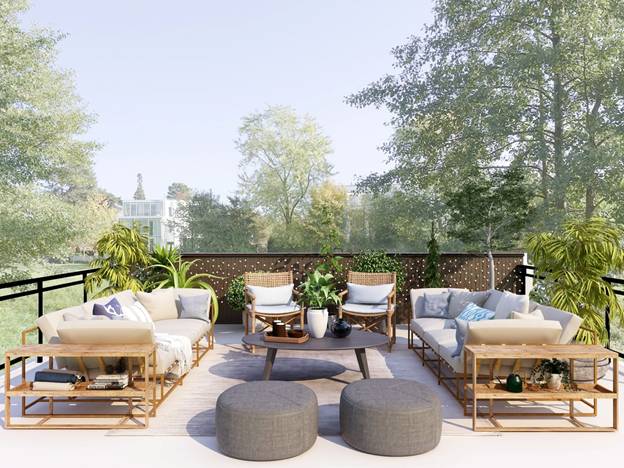Lavish Lounge Outdoors