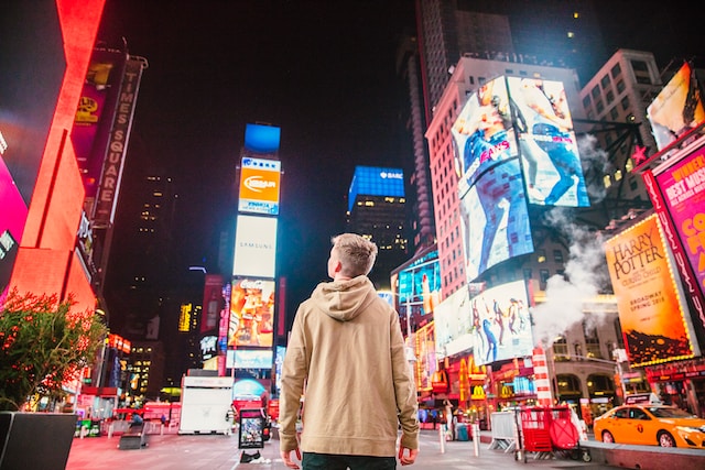 Christmas in New York Times Square