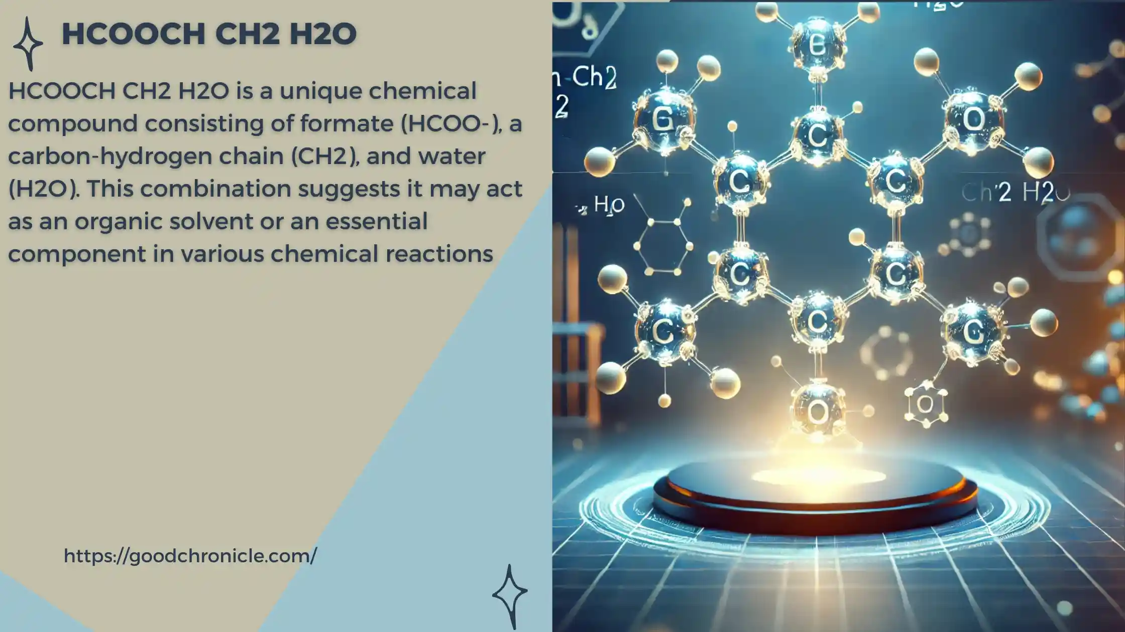 HCOOCH CH2 H2O