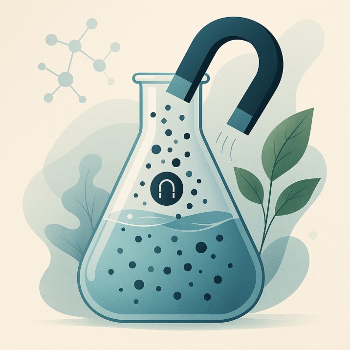 Micro-magsorption water purification